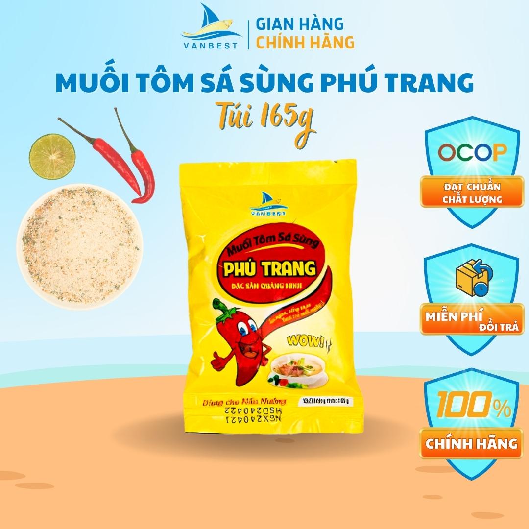 Muối tôm sá sùng Phú Tráng, túi 165 g